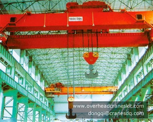 Material handling overhead crane