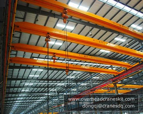 Single girder overhead crane for sale