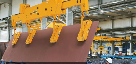 Electromagnetic overhead travelling crane